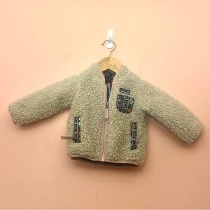 Patagonia Kids Cream Fleece Jacket